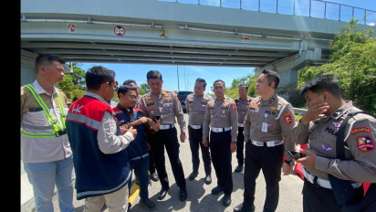 Korlantas Polri Cek Perangkat ETLE di Tol Pekanbaru-Dumai