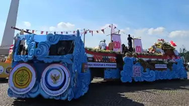 Kolaborasi Kementan dan KKP di Karnaval Kemerdekaan.