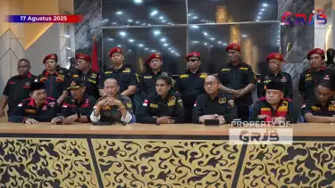 Konferensi Pers GRIB Jaya mengenai pembongkaran markasnya di Deli Serdang, Sumatera Utara