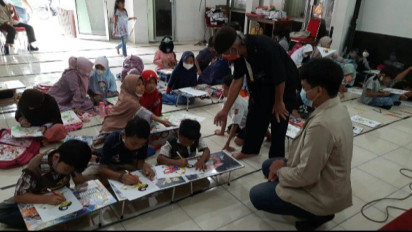 Sasar Wilayah 3T, PNM Gelar Lomba Mewarnai untuk Anak-Anak Rayakan HUT ke-80 RI