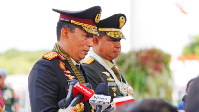 Kapolri dan Panglima TNI Apresiasi Antusiasme Warga dalam Upacara HUT ke-80 RI di Istana