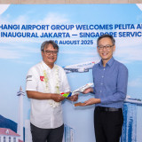Pelita Air Resmikan Penerbangan Internasional Perdana ke Singapura