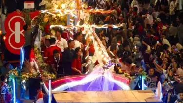 Penampilan kolaborasi Kementan dan KKP dalam Karnaval Kemerdekaan.