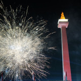 Pesta Rakyat di Monas Diwarnai Aksi Pencopetan, Dua Pria Diamankan Polisi