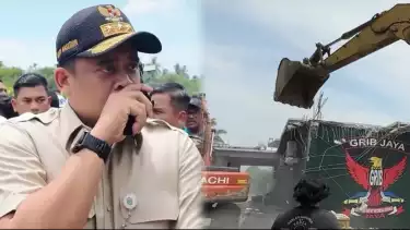 Bobby Nasution perintahkan penghancuran markas anak buah Hercules dari DPD ormas GRIB Jaya Sumut di Deli Serdang