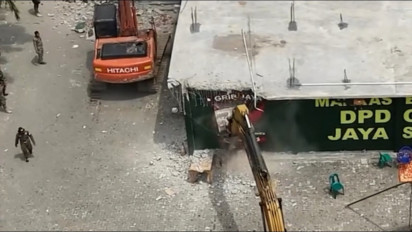 Markas Anak Buah Hercules Rata dengan Tanah, Bobby Nasution Sesumbar Pamerkan Reaksi Warga soal Bangunan Ormas GRIB Jaya...