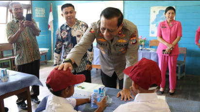 Polda Kaltara Tingkatkan Ketahanan Sosial, Pendidikan, dan Ekonomi Warga Perbatasan