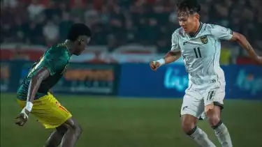 Timnas Indonesia U-17 ketika hadapi Mali