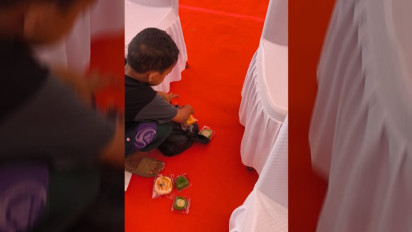 Dua Bocah di Gowa Viral Setelah Ambil Sisa Kue Tamu Undangan di Perayaan HUT RI ke-80