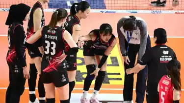 Yeum Hye-seon mengalami cedera di Final Liga Voli Korea 2024/2025