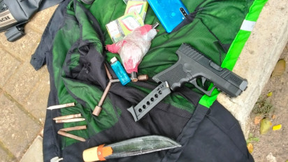 Bawa Senjata Api Rakitan, Pria Diduga Maling Motor Diringkus Polisi saat Razia Lalu Lintas di Jakbar