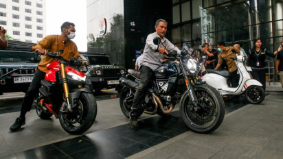 Motor Ducati Mewah Milik Immanuel Ebenezer yang Disita KPK Tidak Pakai Plat Resmi, Belum Ada STNK dan BPKB