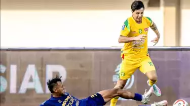 Persebaya Surabaya saat hadapi Persita Tangerang di Super League 2025-2026