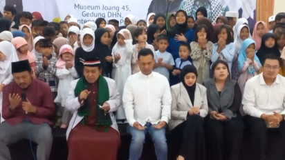 Rawat Optimisme Indonesia Cerah, Boni Hargens Gelar Doa Bersama Anak Yatim