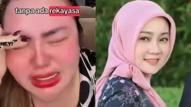 Dengan Suara Bergetar Lisa Mariana Menangis Mohon Maaf pada Ibu Cinta, Isyarat Terima Hasil Tes DNA?