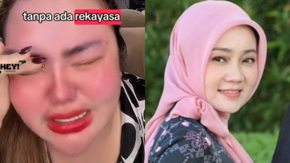 Dengan Suara Bergetar Lisa Mariana Menangis Mohon Maaf pada Ibu Cinta, Isyarat Terima Hasil Tes DNA?