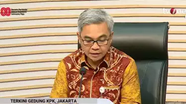 Ketua KPK Setyo Bidiyanto di Gedung KPK