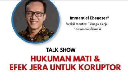 Viral! Acara Talk Show Mengundang Wamenaker Immanuel Ebenezer Dibatalkan "Pembicara Mendalami Pengalaman Langsung"