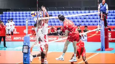 Timnas Voli Indonesia U-21 vs Tunisia