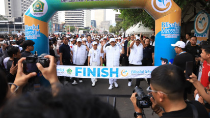 1.000 Peserta CFD Ikuti Mawlid Funwalk, Menag Ajak Warga Sambut Maulid dengan Menjaga Toleransi