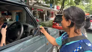 Sebanyak 11 ruas jalan di sejumlah wilayah Jakarta telah terpasang Aplikasi JakParkir.