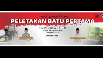 Peletakan Batu Pertama Graha Muhammadiyah-NU Grand Wisata Bekasi