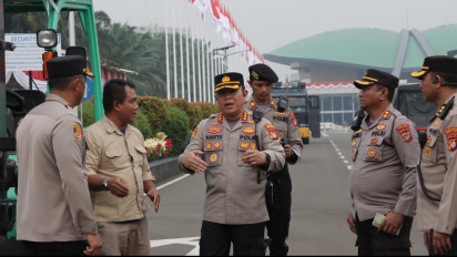 Ribuan Personel Gabungan Dikerahkan Amankan Aksi Demo di Gedung DPR, Janji Perlakukan Massa Secara Humanis dan Tanpa Senpi