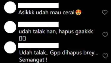 Komentar netizen di unggahan Instagram Pratama Arhan, setelah diketahui talak cerai Azizah Salsha.