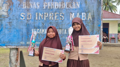 Tingkatkan Mutu SDM Sejak Dini, Anak-anak di Halmahera Utara Ikuti Kursus Bahasa Inggris Gratis