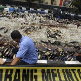 Ratusan Liter Ciu Disita Polres Purwakarta, AKP Yudi Wahyudi: Upaya Cipta Kondisi