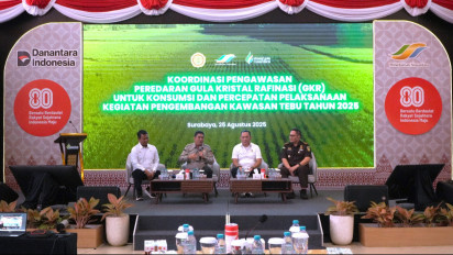 SGN dan Kementan Perketat Gula Rafinasi, Swasembada Gula Ditargetkan 2027