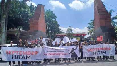 Hadiri Seminar Nasional di Universitas Brawijaya, Jaksa Agung Didemo Mahasiswa Tuntut Penuntasan Kasus Kematian Munir