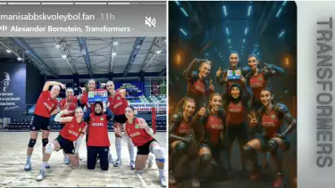 Megawati Hangestri dengan Skuad Manisa BBSK