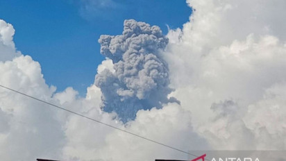 Pos Gunung Api Laporkan Erupsi Kedua Gunung Marapi pada Rabu Siang