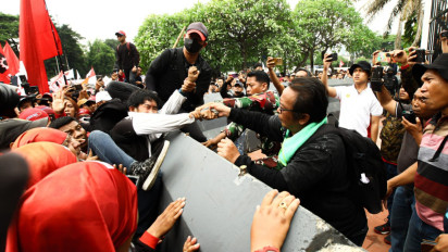 Ada Copet di Demo Buruh DPR RI, Langsung Diamankan Kepolisian