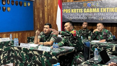 Kemhan RI Lakukan Monitoring Pada Satgas Pamtas RI di Entikong