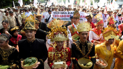 Long March Rapimnas I Tani Merdeka Indonesia, Ribuan Petani Dukung Program Presiden Prabowo Berantas Mafia Tanah