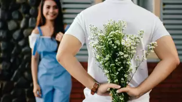 Ilustrasi pasangan romantis