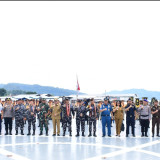 KRI Semarang 594 Disambut Meriah di Bitung, Bawa 105 Taruna AAL dalam Misi Kartika Jala Krida 2025