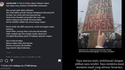 Kecewa dengan Pemerintah, Awkarin dan Rachel Vennya Akui Menyesal Pilih Presiden: Saya Minta Maaf dan Muak dengan Pilihan Sendiri