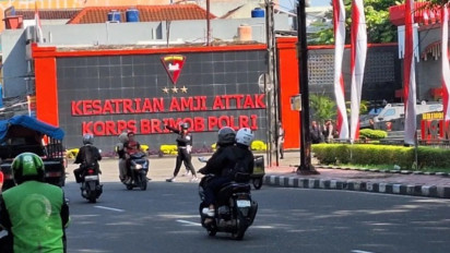 Didatangi Massa Anak Muda Pagi Ini 30 Agustus 2025, Mako Brimob Kelapa Dua Depok Bersiaga