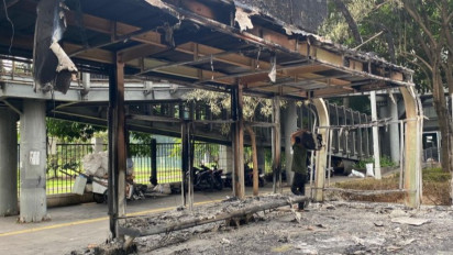 Ini Pengakuan Pelaku Pembakaran Halte di Jakarta Saat Demo Berujung Ricuh