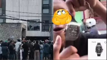 Penjarahan Rumah Ahmad Sahroni oleh Masa