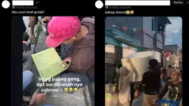 Barang-barang yang dijarah dari rumah Ahmad Sahroni mulai dilelang di media sosial X