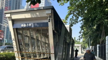 Layanan MRT di Stasiun Istora Mandiri Normal Kembali