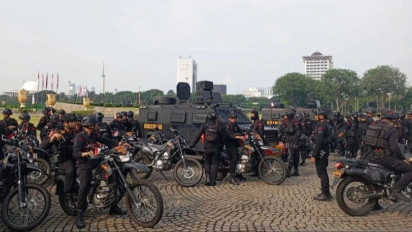 Jaga Situasi Kamtibmas, Ratusan Personel Gabungan Diterjunkan dalam Patroli Skala Besar Polda Metro Jaya