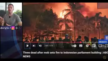 YouTuber Daryl Solis ikut menyoroti aksi demo besar-besaran yang terjadi di Indonesia