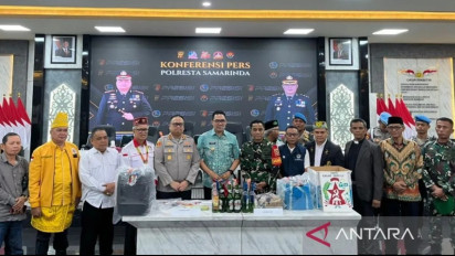 Polisi Tetapkan 4 Mahasiswa Tersangka Perakit Bom Molotov di Unmul