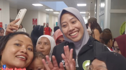 Di Negara Manapun Ada Megawati Hangestri, di Situ Pula Ada Fans Indonesia, Ibu-ibu Spill Sosok Asli Megatron