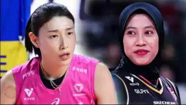Megawati Hangestri dan Kim Yeon-koung.